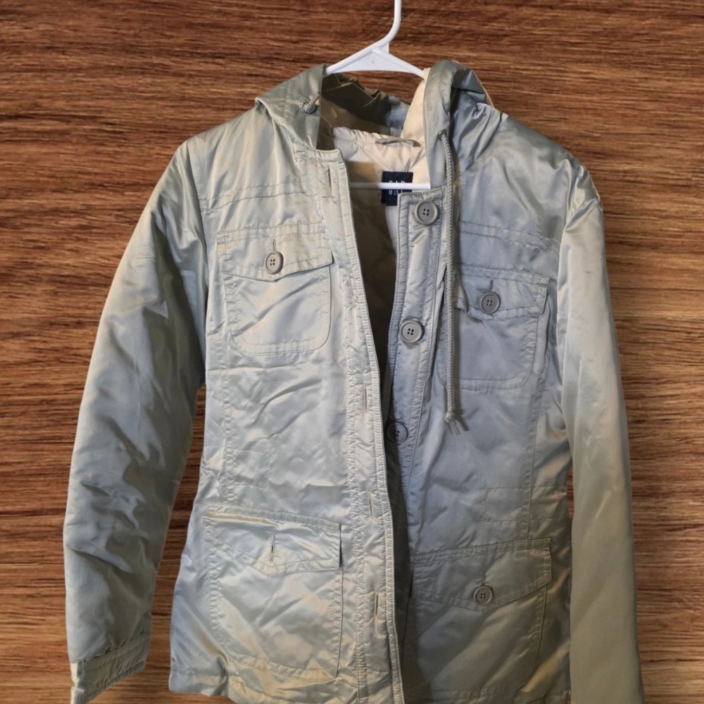 GAP Cream Quilted Jacket
